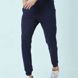 Ajile by Pantaloons Navy Cotton Slim Fit Joggers image 1