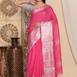 HAIDER ALI AND SONS Woven Design Zari Art Silk Handloom Banarasi Saree-picture-16