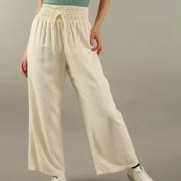 American Eagle OutFitters Beige Flared Pants image 1