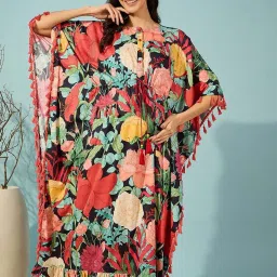 The Kaftan Company Multicolored Printed Kaftan image 1