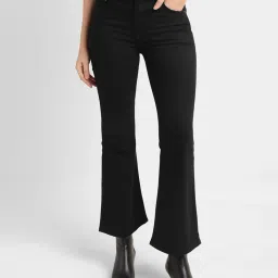 Levi's Black Blended Regular Fit High Rise Jeans image 1