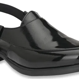 Delize Men's Black Back Strap Sandals image 4