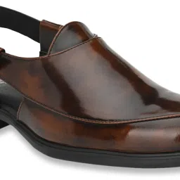 Delize Men's Brown Back Strap Sandals image 4