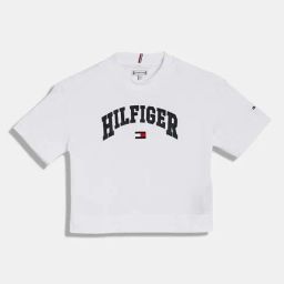 Tommy Hilfiger White Logo Relaxed Fit T-Shirt-picture-4