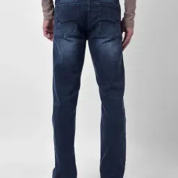Numero Uno Dark Blue Slim Fit Faded Jeans image 2