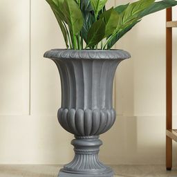 Pure Home and Living Grey Textured Small Clay Vase-picture-13