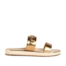 Aldo Women's Gold Casual Sandals image 1