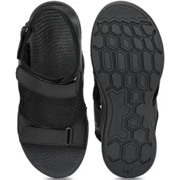Delize Men's Black Floater Sandals image 3