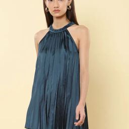 Label Ritu Kumar Teal Regular Fit Top-picture-9
