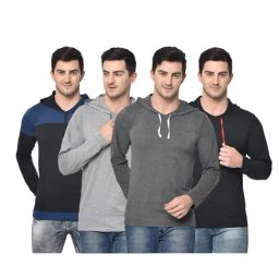Vimal Jonney Multicolor Slim Fit T-Shirt (Pack of 4)-picture-40