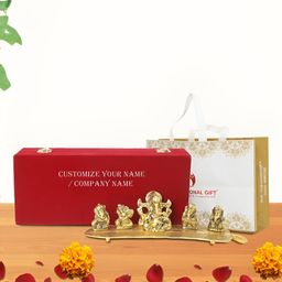 INTERNATIONAL GIFT Brown Musical Ganesha Religious Idol Showpiece-picture-8