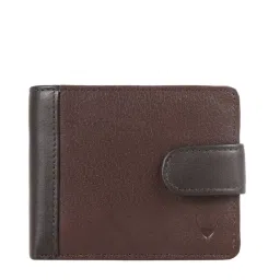 Hidesign Brown Textured Bi-Fold Wallet for Men image 1