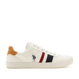 U.S. Polo Assn. Men's White Casual Sneakers image 1