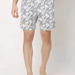 UnderJeans by Spykar White Printed Boxer Shorts image 1