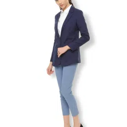 Van Heusen Navy Full Sleeves Blazer image 3