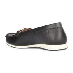 Bata Women's GLORIA Black Loafers image 5