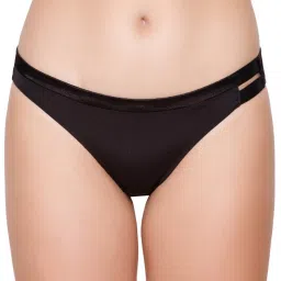Triumph Black Plain Hipster Panty image 1