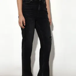 Only Black Solid Jeans image 3