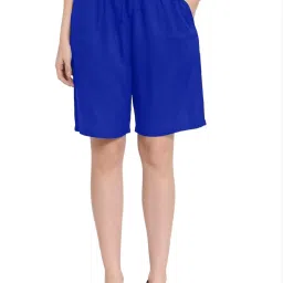 PATRORNA Dark Blue Regular Fit Shorts image 1