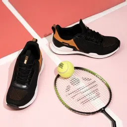 Furo by Red Chief Men's Black Running Shoes image 1