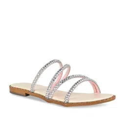 Rocia by Regal Women's Silver Casual Sandals image 1