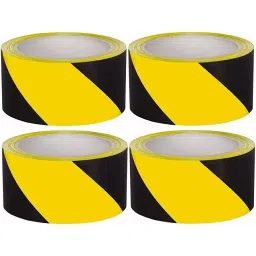 Fastgear 76.2 mm (3 Inch) Yellow & Black Single Sided Marking Tape, FG2540 (Pack of 4)-picture-21