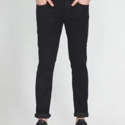 U.S. Polo Assn. Denim Co. Dark Blue Cotton Slim Tapered Fit Jeans image 1