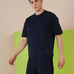 Sweet Dreams Navy Loose Fit Printed Co-Ord Set image 3