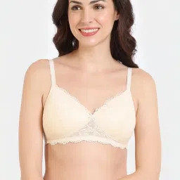 Zivame White Solid Bra image 1