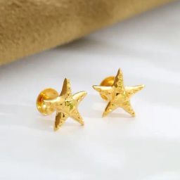 Malabar Gold and Diamonds 22k Gold Earrings for Women-picture-17