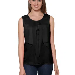 PATRORNA Black Regular Fit Top image 1