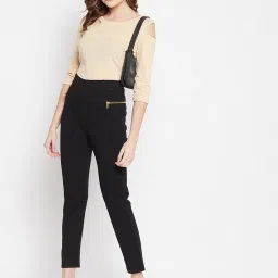 Cantabil Black Regular Fit Mid Rise Jeggings image 4