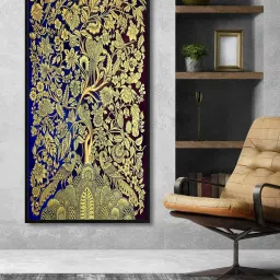 999Store Printed Gold Canvas Wall Art image 1