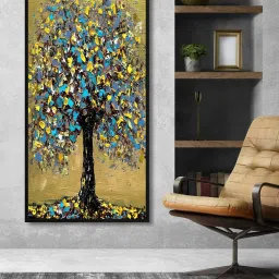 999Store Printed Tan Canvas Wall Art image 1