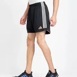 adidas Jet Black Regular Fit DFB H Shorts image 3