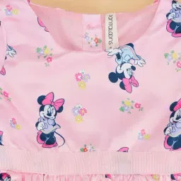 Pantaloons Baby Kids Pink Cotton Printed Dress image 2