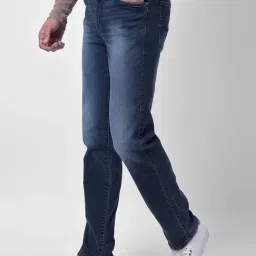 Numero Uno Dark Blue Slim Fit Faded Jeans image 4