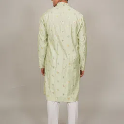 Bluesaanchi Handcrafted Cotton Kurta Pajama Set for Men image 5