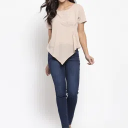 Global Republic Beige High Low Top image 4