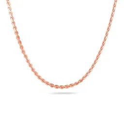 Candere by Kalyan Jewellers BIS Hallmark 18k Rose Gold Chain for Women image 1
