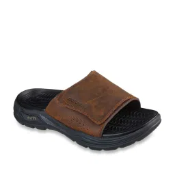 Skechers Men's ARCH FIT MOTLEY SD - REVELO Dark Brown Casual Sandals image 2