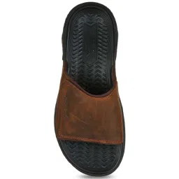 Skechers Men's ARCH FIT MOTLEY SD - REVELO Dark Brown Casual Sandals image 4