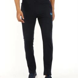 Ramraj Blue Cotton Regular Fit Solid Trackpants-picture-33