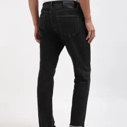 Calvin Klein Black Cotton Regular Fit Jeans image 2