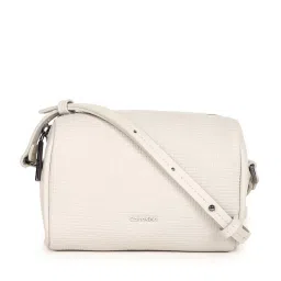 CALVIN KLEIN Sand Pebble Textured Cross Body Bag image 1