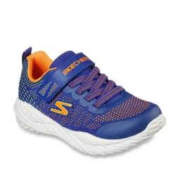 Skechers Boys NITRO SPRINT - KARVO Blue Orange Casual Shoes image 2