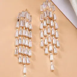 Karatcart Gold-Tone Plated Earrings for Women-image-90