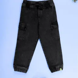 Kiddopanti Boys Black Denim Regular Fit Jeans-picture-30