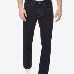 NUMERO UNO Dark Blue Slim Fit Lightly Washed Jeans image 1