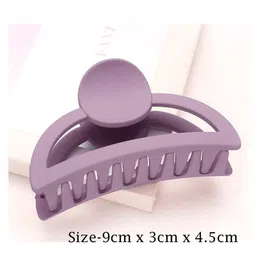 HANDBAG COLLECTION Women Set of 6 Half Moon Shape Claw Clip image 4